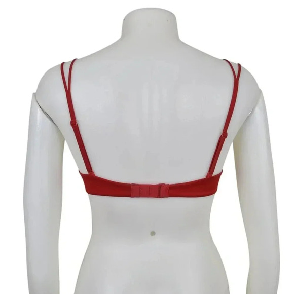 Victoria's Secret Very Sexy Push Up Bra Red Underwire Size 34B - Picture 4 of 7